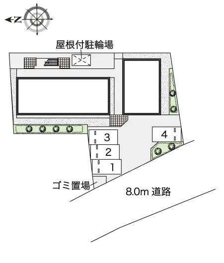 ★手数料０円★所沢市向陽町 月極駐車場